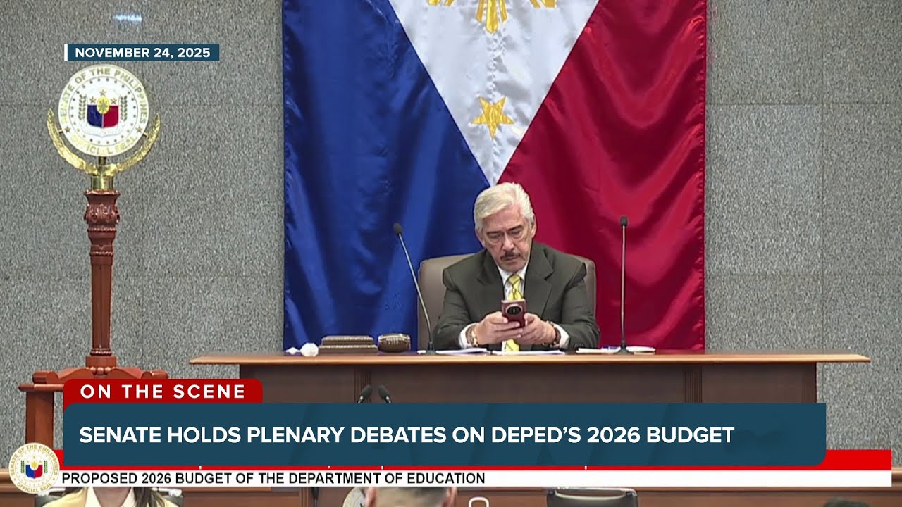 HIGHLIGHTS: Senate holds plenary debates on DepEd&rsquo;s 2026 budget | ANC