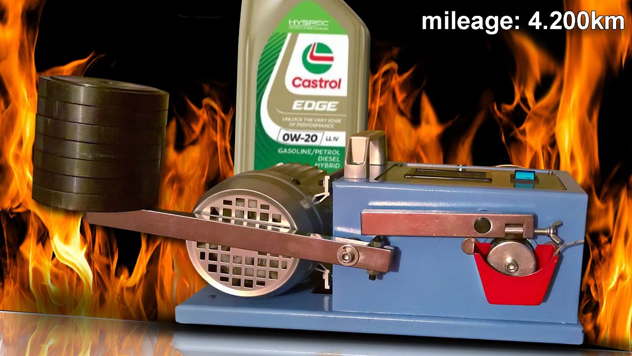 Castrol 0W20 RN17FE - mileage 4200km - Engine Oil Test 100°C Piotr Tester