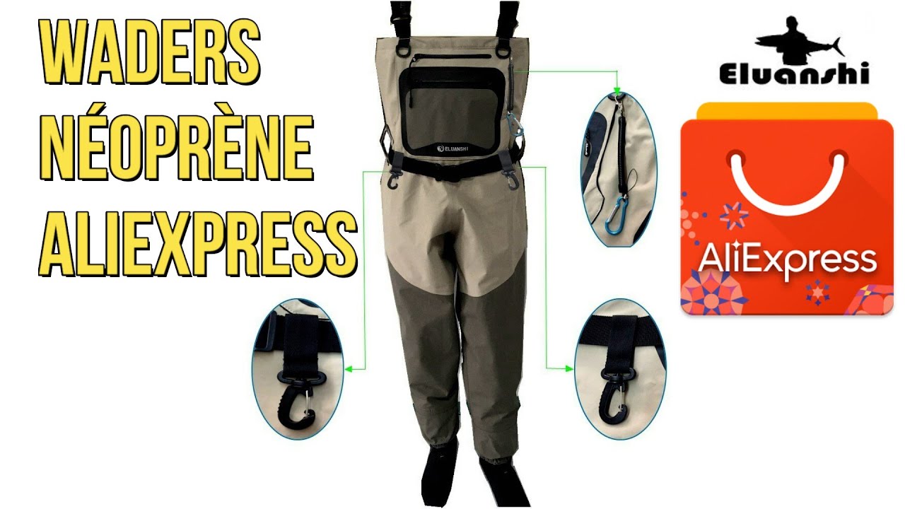 je teste les waders aliexpress ELUANSHI et j'en profite pour pêcher😜