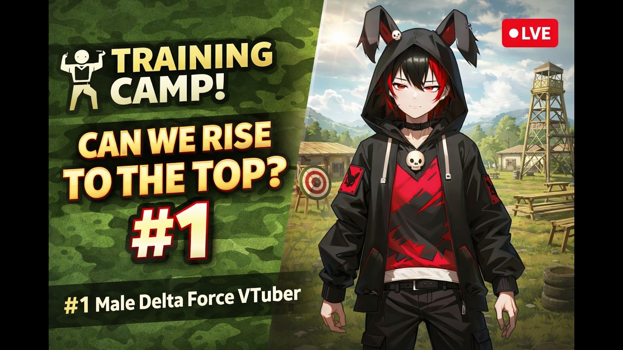 🏋️‍♂️ Training Camp! Can We Rise To The Top? #1 Male Delta Force VTuber #DeltaForce #deltaforcegame