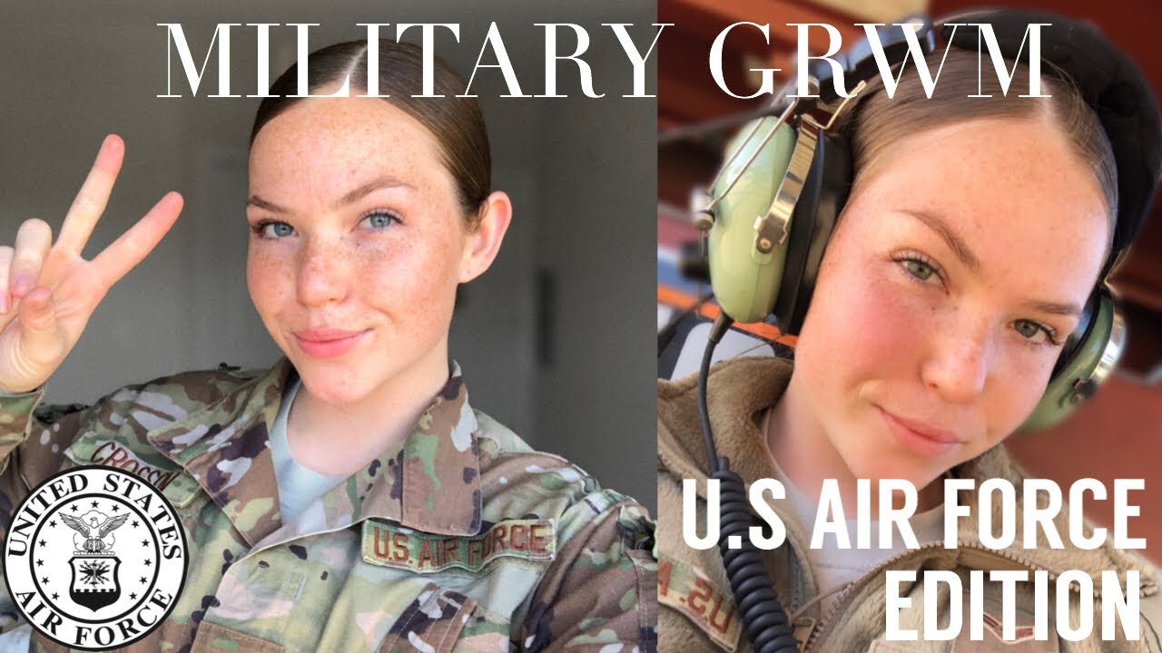 MILITARY GET READY WITH ME | U.S AIR FORCE GRWM
