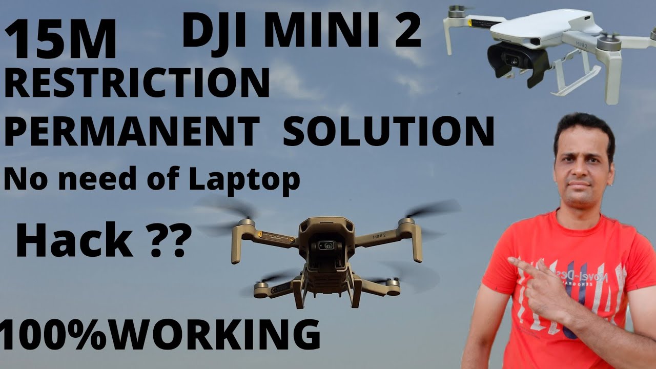 Dji #Mini 2 Permanant Solution 15M Restriction|#15m hack| 100% Working@ Tech and fun by vs