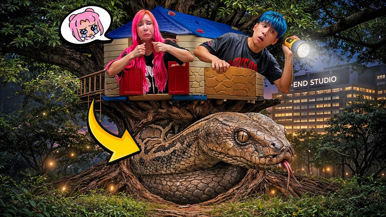 อาเมย์สร้างบ้านของเล่นบนต้นไม้!! (ส่องหางูยักษ์โถส้วม!?) 🐍🔍