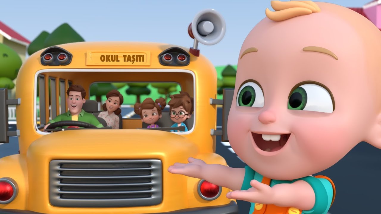 Otob&uuml;s&uuml;n Tekeri D&ouml;n&uuml;yor - Wheels on the Bus  - &Ccedil;ocuk Şarkısı