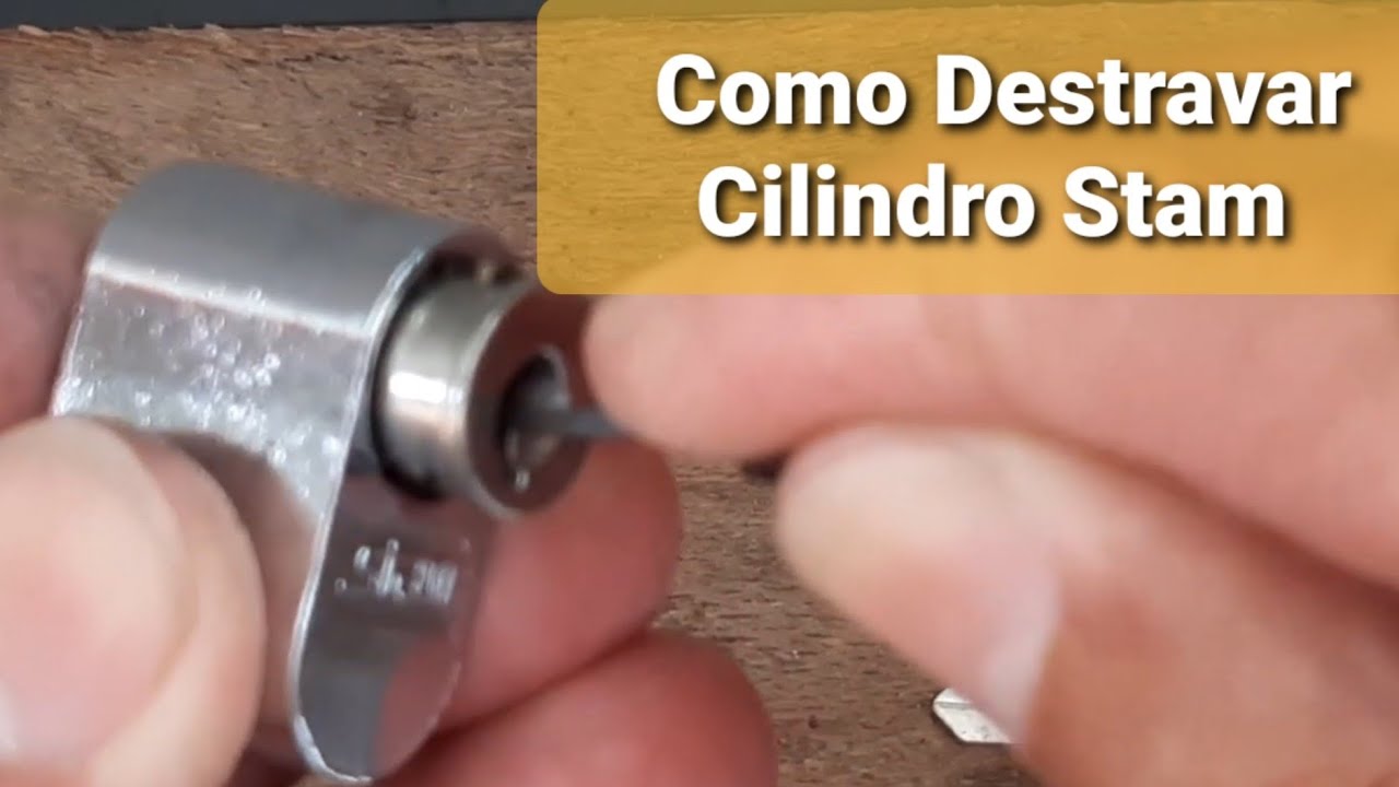 ✅🔑 Como Desmontar Cilindro Stam de Palheta -  @CHAVEIRO H M - Locksmith