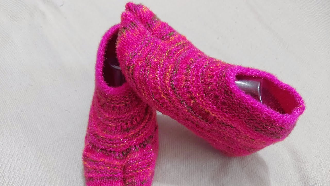 छह-सात नः पैर के अंगुठे वाली जुराब बनाइए एकदम आसान बुनाई में#very Comfortable jurab#