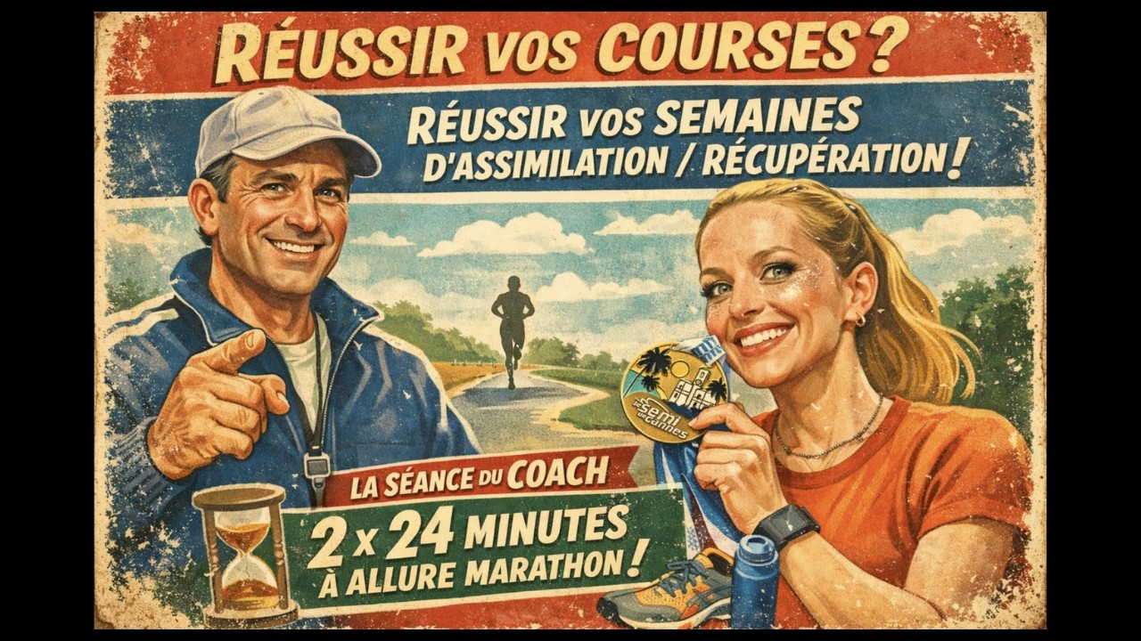 Comment réussir sa course : gérer la charge, la récup, puis l’affûtage + la Séance du Coach 2x24' AM