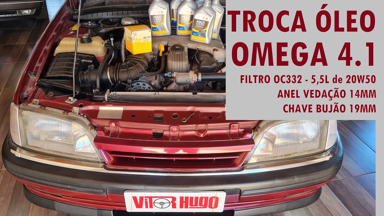 Troca de ÓLEO OMEGA 4.1 em casa - simples e fácil