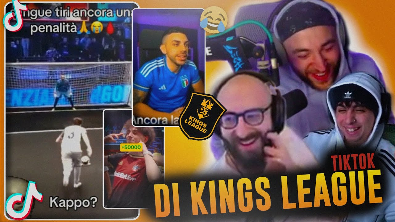 MANUXO MARZA e PESH reagiscono ai TIKTOK sulla PRIMA GIORNATA di KINGS LEAGUE ITALIA!!