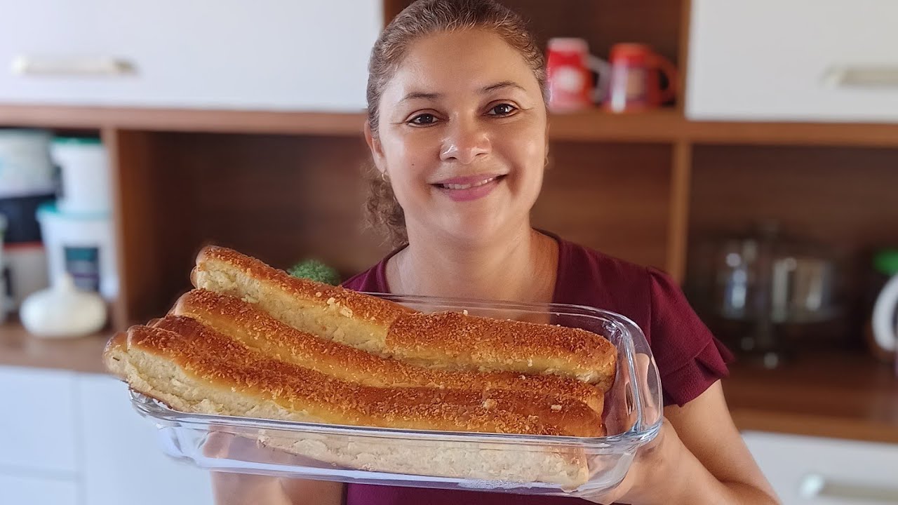 Pão doce língua de sogra/ pão de padaria, já comeu/ super fácil, fofinho e delicioso.