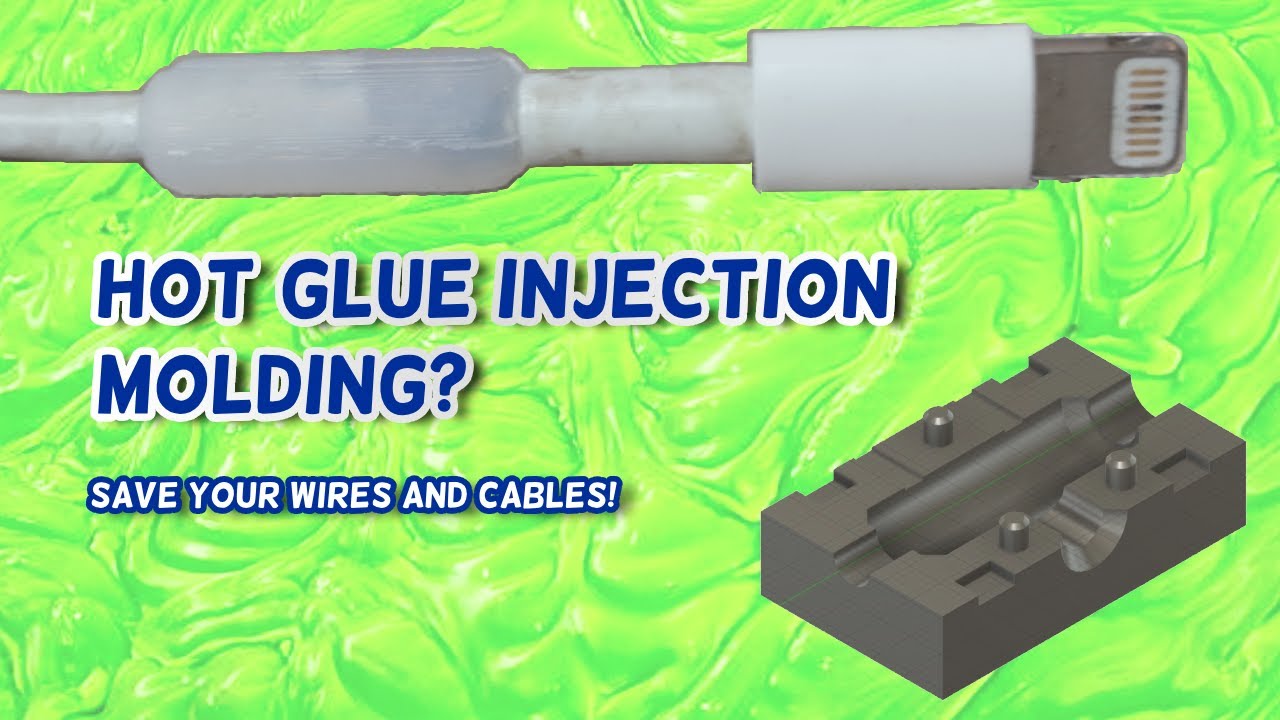 Can You Inject Hot Glue Into 3D Printed Molds? | DIY Cable Repair & Protection