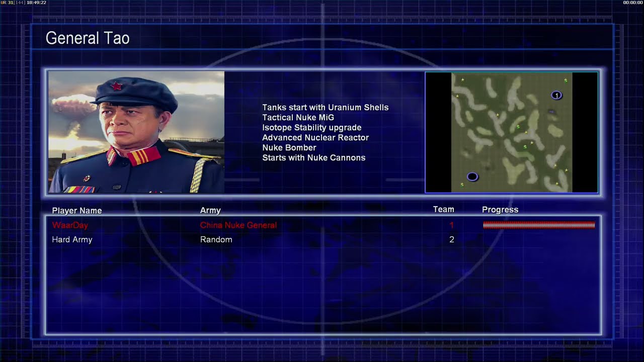 Китайское ядерное оружие против США - Command & Conquer Generals Zero Hour.