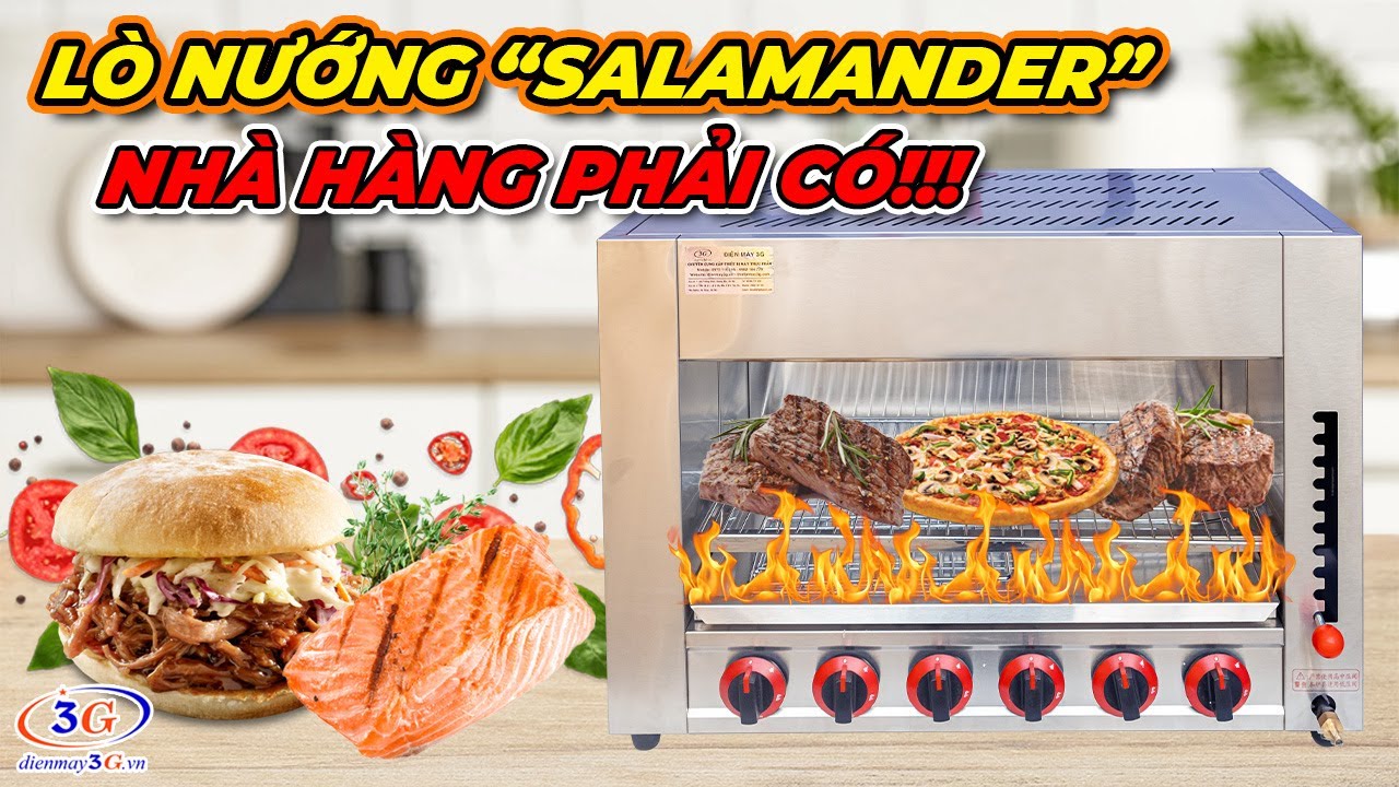 Lò Nướng Salamander Chuyên dụng, Đa Năng: nướng thịt,cá..| Điện máy 3g