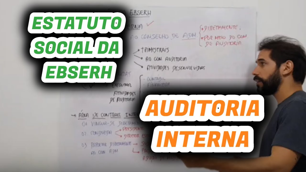CONCURSO EBSERH 2019 - Estatuto Social - Auditoria Interna