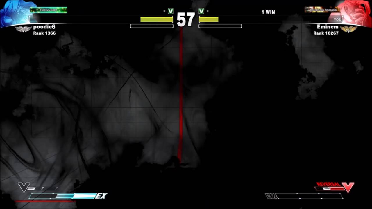 Street Fighter V Ragequitters: poodie6 (Platinum)