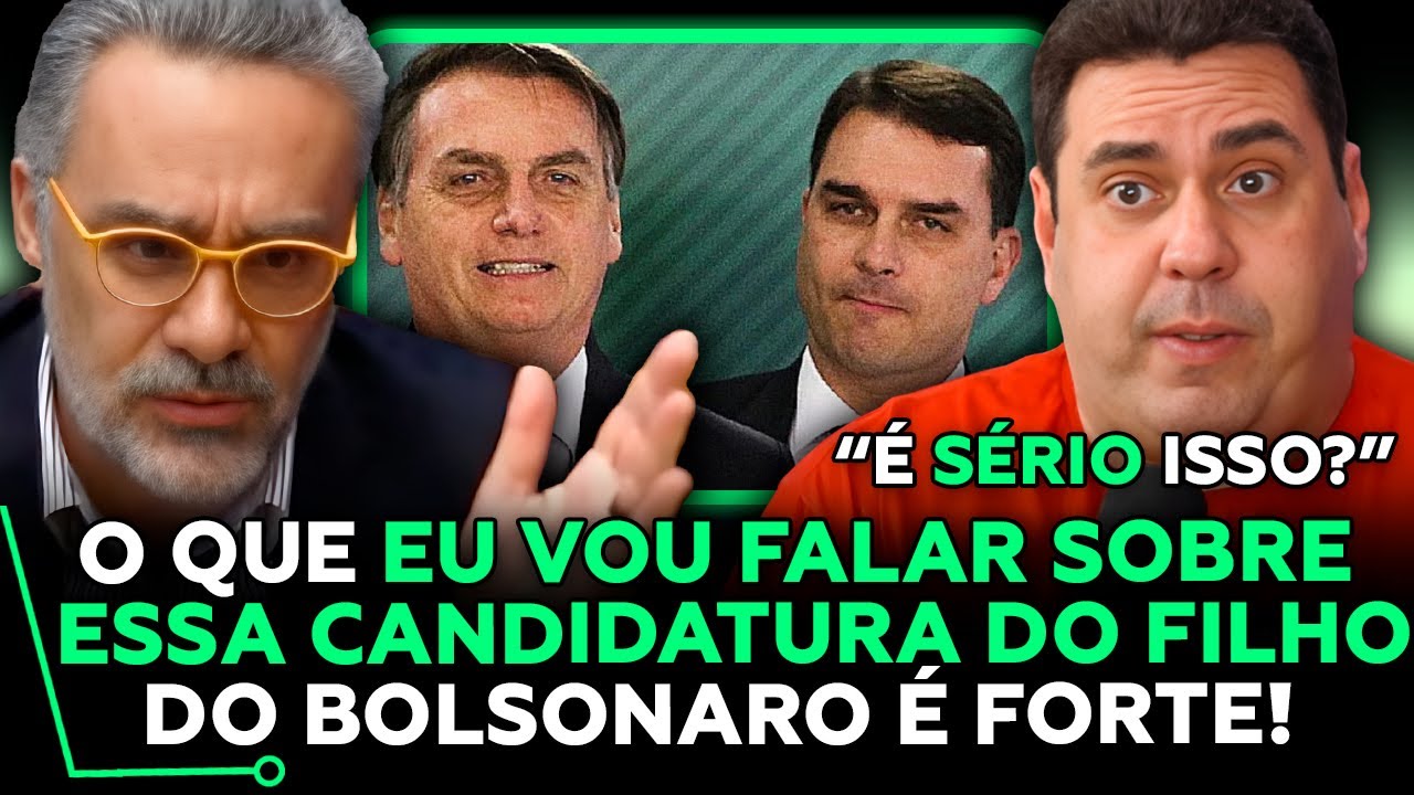 A VERDADE OCULTA sobre a CANDIDATURA do FLÁVIO BOLSONARO Com  Eng Léo  e  André Marsiglia