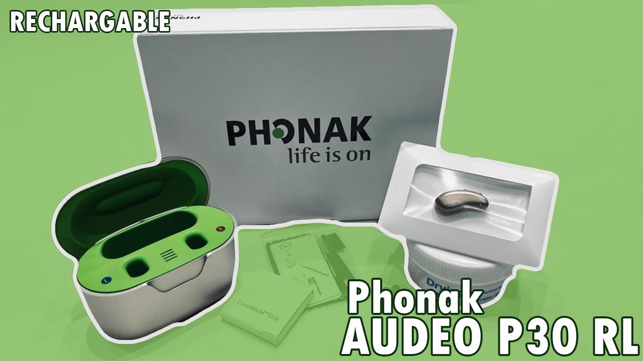 Phonak Audeo LIFE I P30 RL I RECHARGEABLE hearing aids I RIC