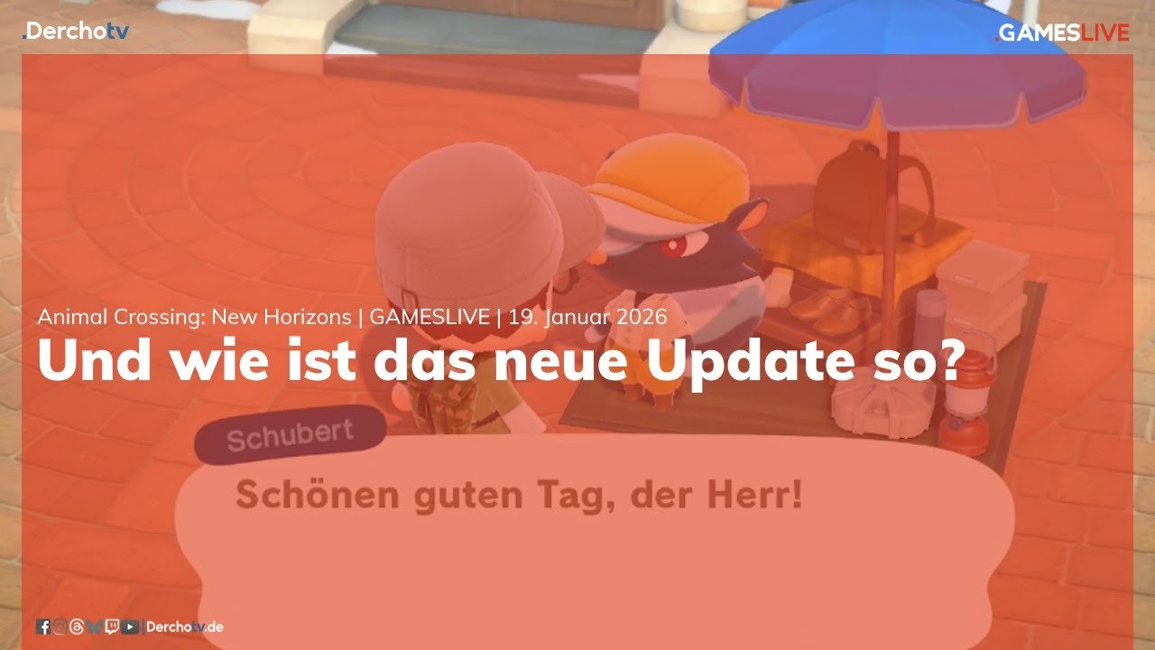 Und wie ist das neue Update so? | Animal Crossing: New Horizons | GAMESLIVE | 19.01.26