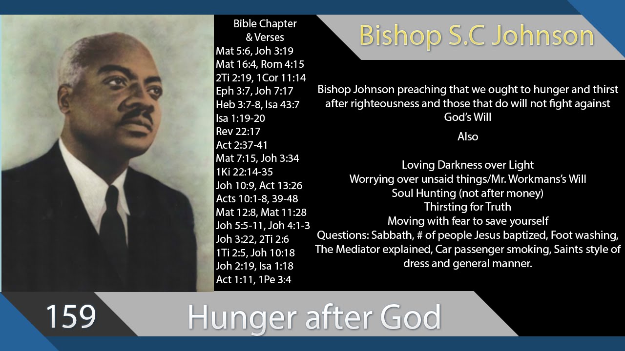 159 Hunger after God