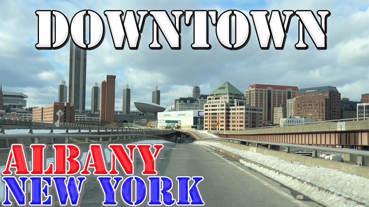 Albany - New York - 4K Downtown Drive