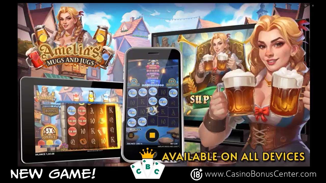Game Preview: Amelia's Mugs and Jugs&trade; &ndash; Sip, Spin, and Win Big!