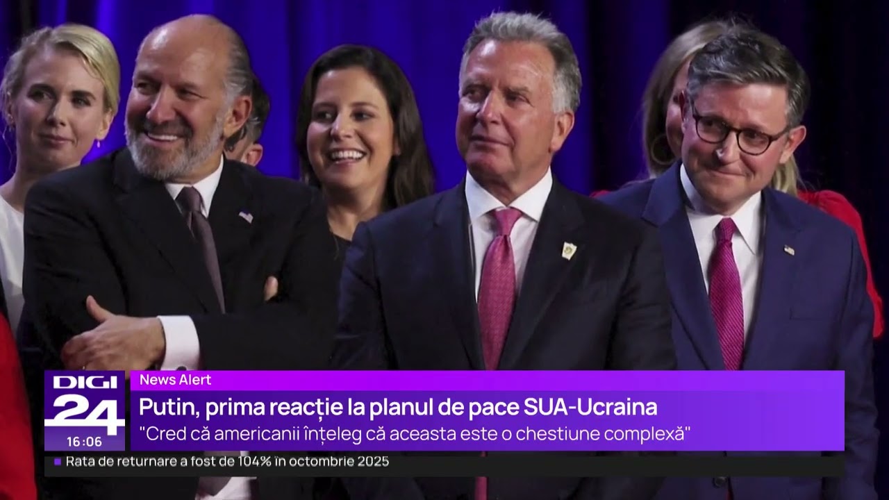 Prima reacție a lui Vladimir Putin la planul de pace SUA-Ucraina