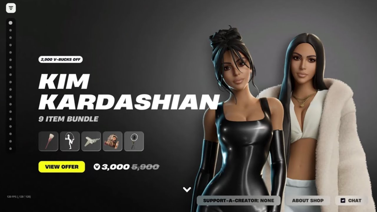 fortnite kim kardashian!