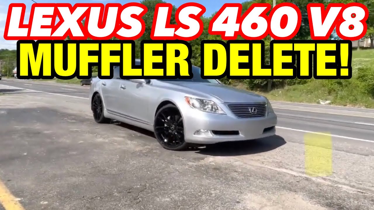 2009 Lexus LS 460 4.6L V8 DUAL EXHAUST w/ MUFFLER DELETE!
