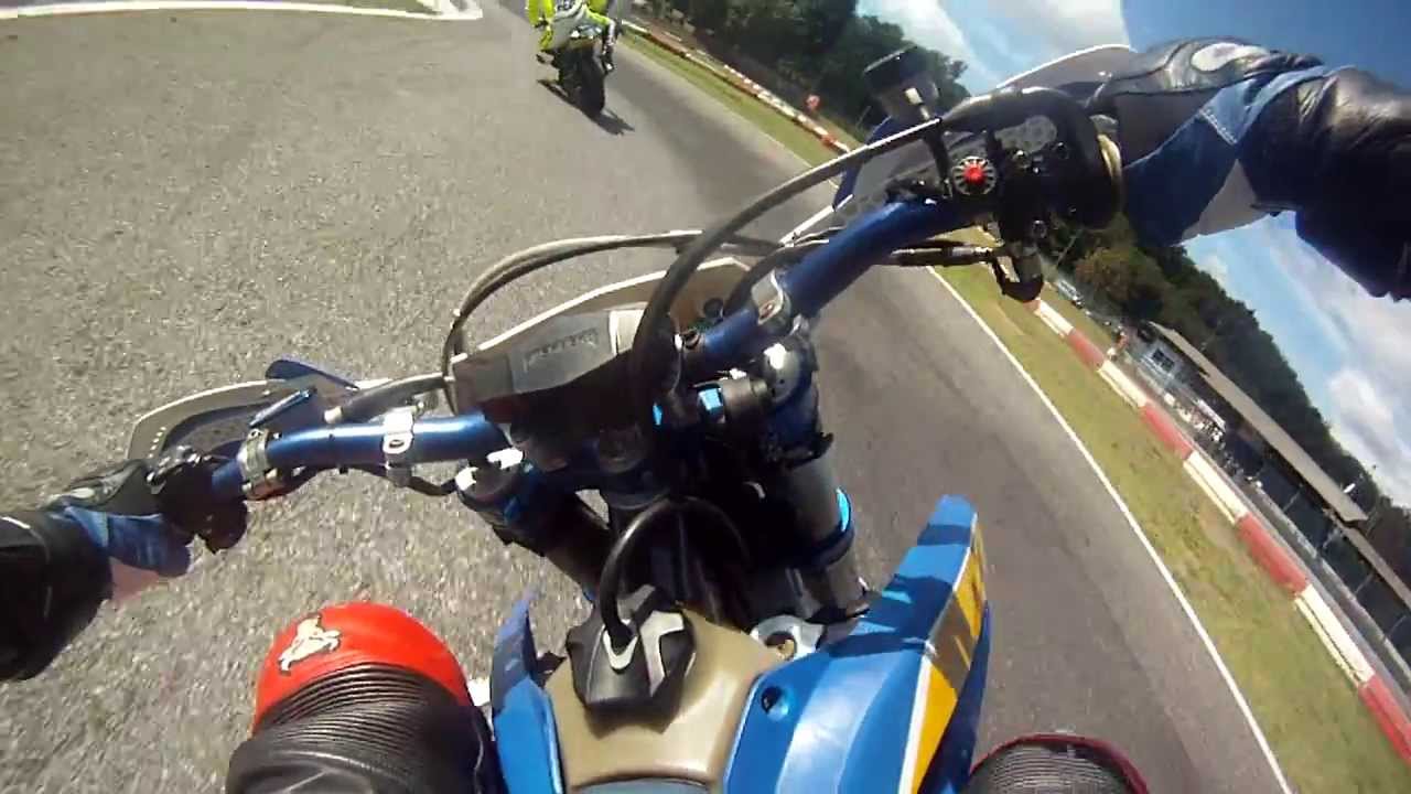 Husaberg 570 motard onboard Pista Azzurra-Borgo Ticino
