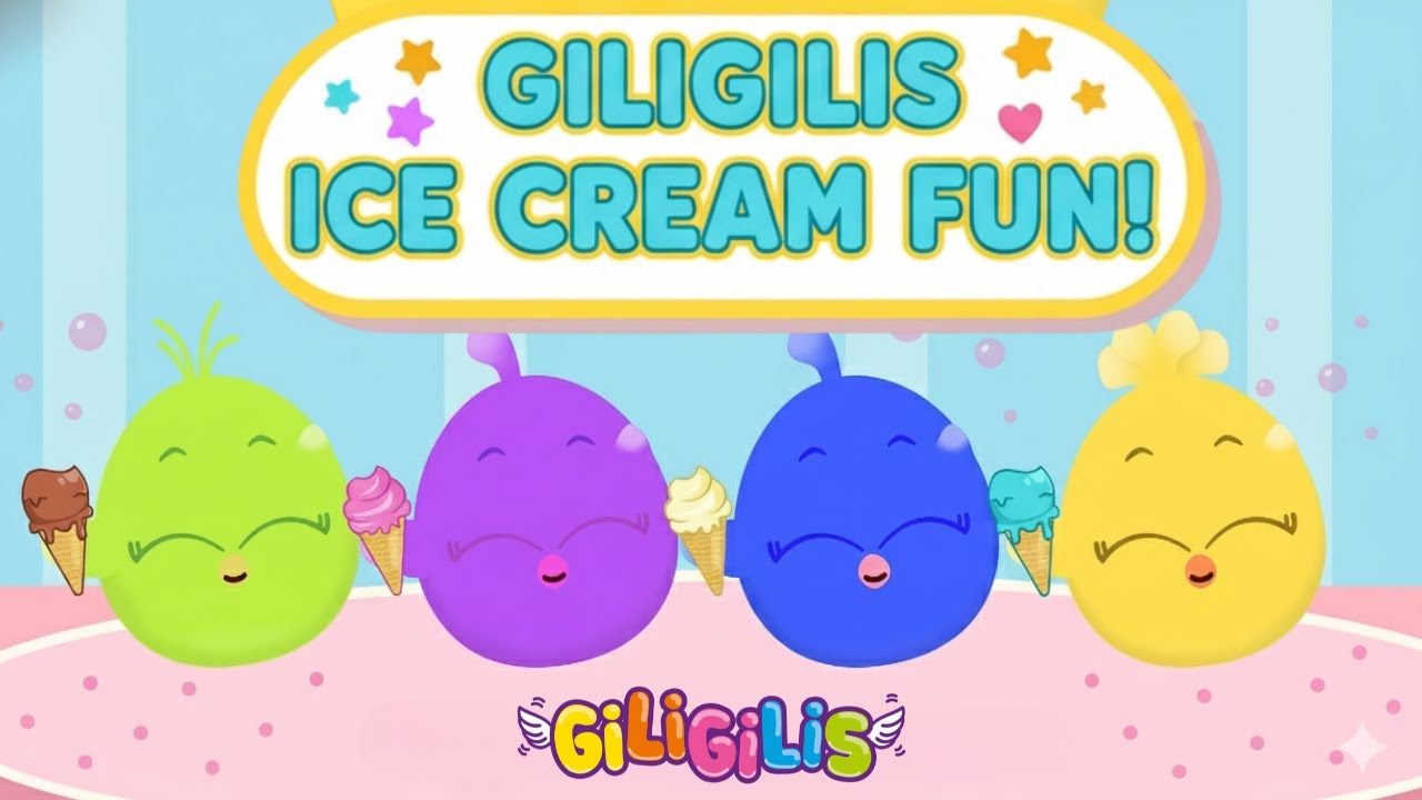 Giligilis Enjoying Ice Cream 🍦 | Ice Cream Song + Fun Kids Compilation | Nursery Rhymes & Learning