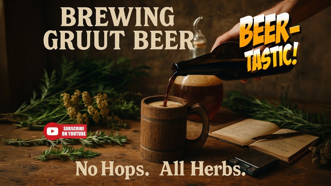 How to Brew Gruit Ale | Ancient Herbal Beer Recipe (No Hops!)