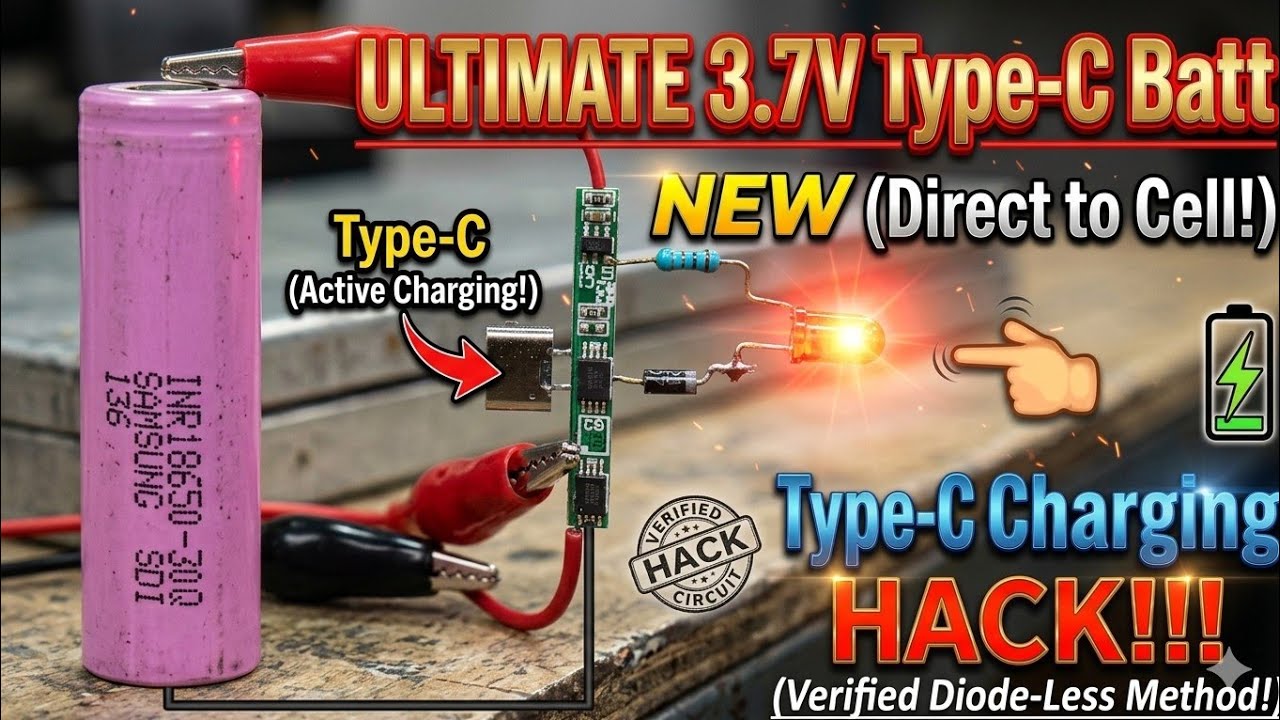 3.7v BMS Battery Full Charger Indicator | 3.7v BMS  | How to Make 3.7v Battery charge indicator