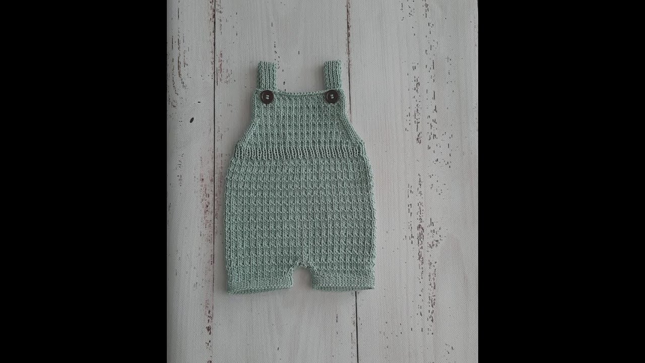 How To Knit 6-9 months Romper, The Julius Romper, Sitter Romper