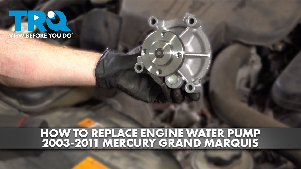 How to Replace Engine Water Pump 2003-2011 Mercury Grand Marquis