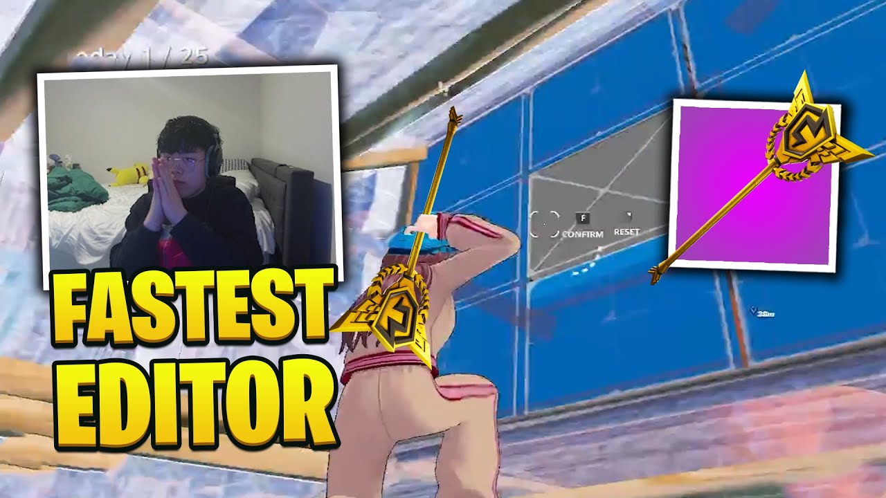 AsianJeff FLEXING Max Edit Speed with FNCS Pickaxe