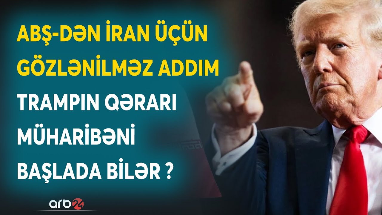 Trampdan Xameneiyə SƏRT TƏHDİD - Etirazlara cavab HÜCUM ƏMRİ ola bilər - Müharibə başlayır?