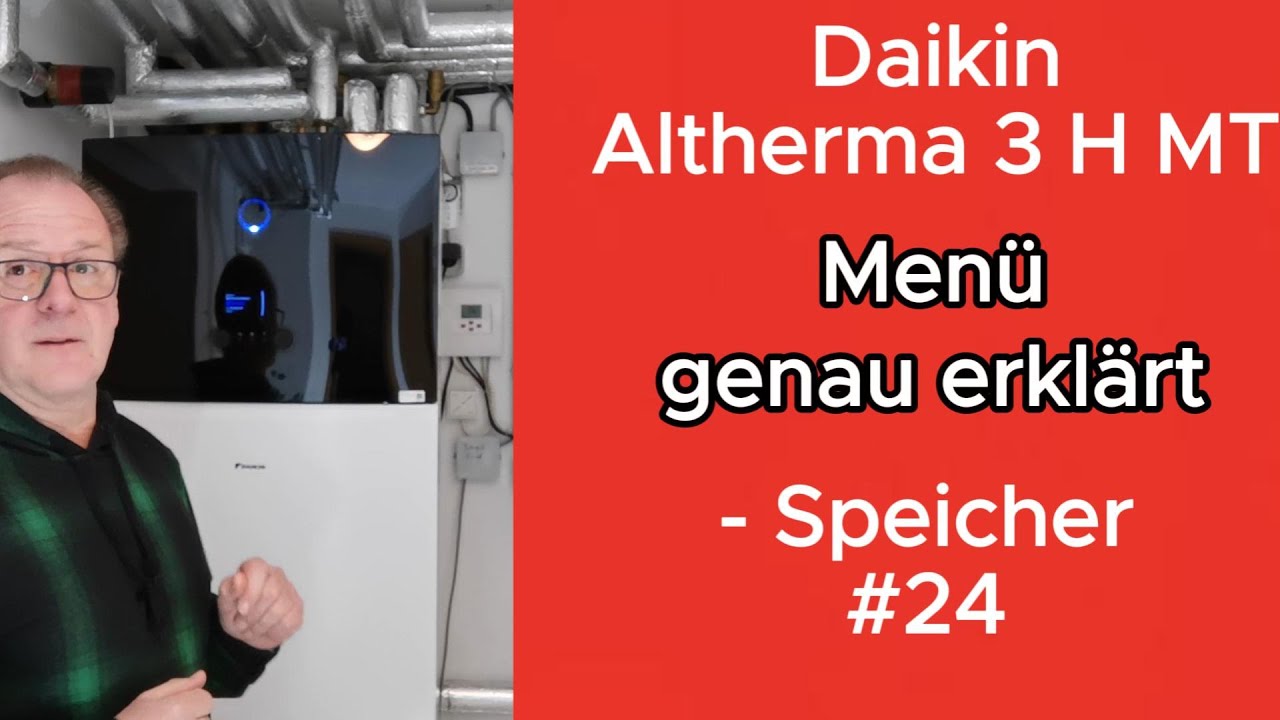 Menü Warmwasser #24 Einstellungen Wärmepumpe Daikin Altherma 3 H MT