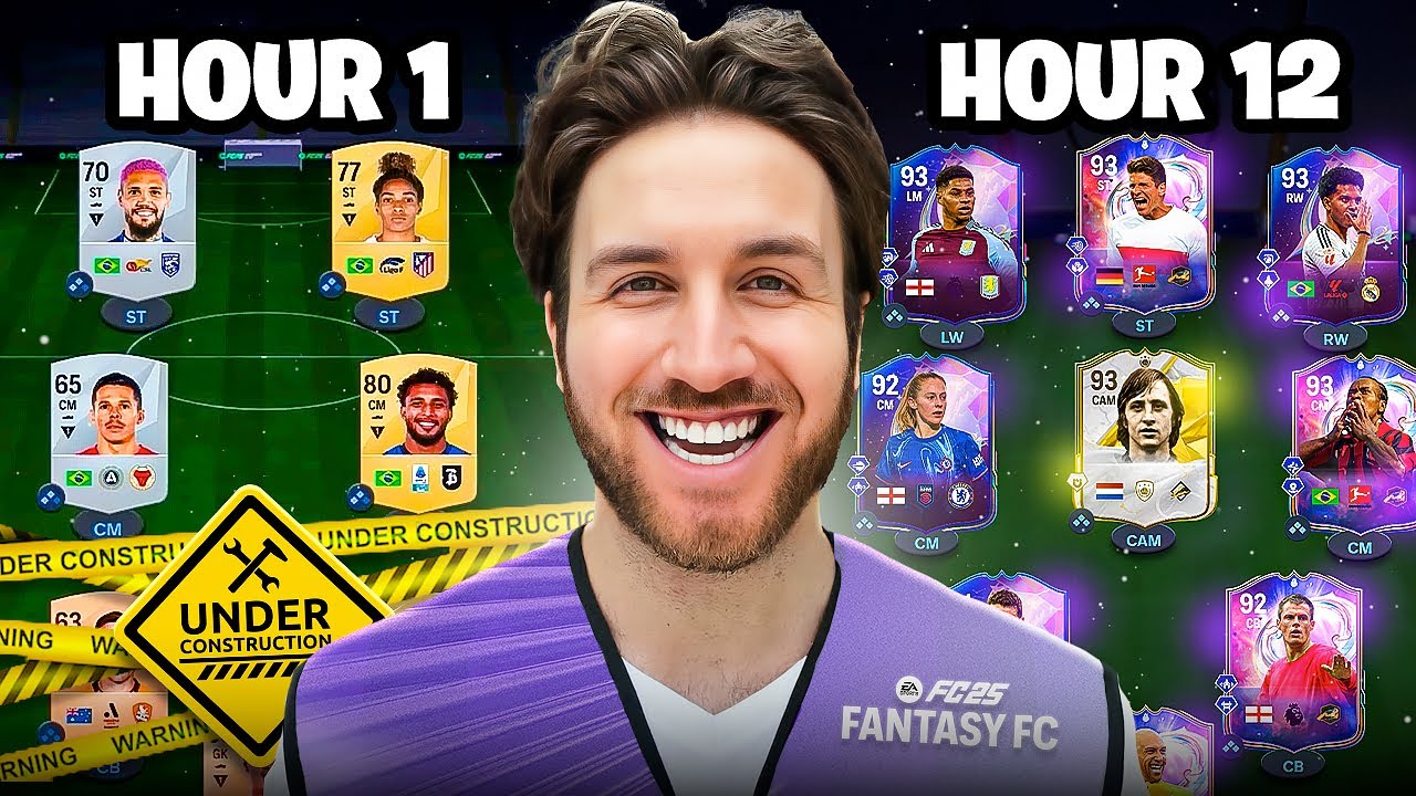 I Spent 12 Hours Upgrading a New FC 25 Account!