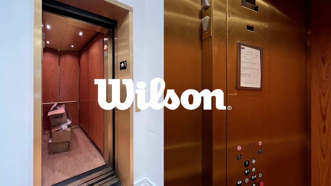 Традиционный гидравлический лифт ThyssenKrupp - Wilson, The Shops at Columbus Circle - Нью-Йорк, ...