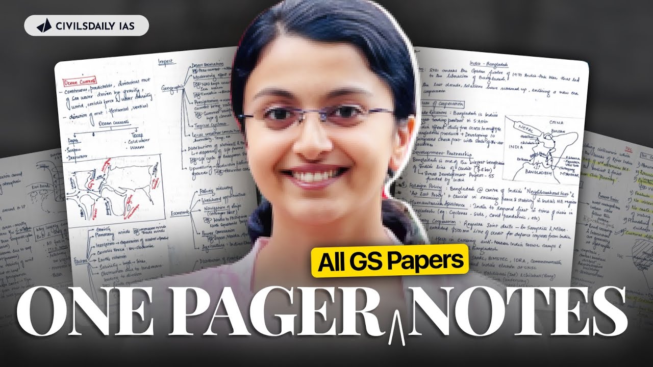 How I Cleared UPSC Effortlessly With These 1-Pager Notes (Steal My Template!)
