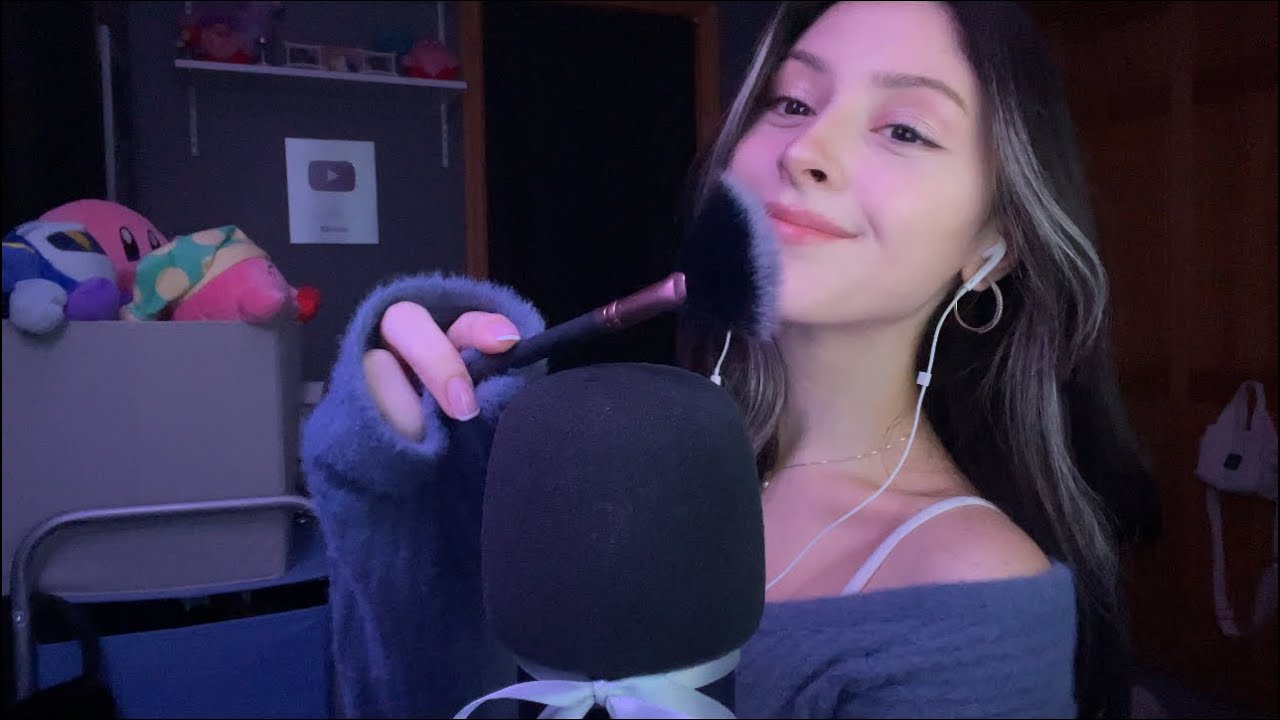 ASMR TIME FOR SLEEP 💘 quiet whispers, gentle sounds, affirmations, tickle monster, brushing etc 🫧