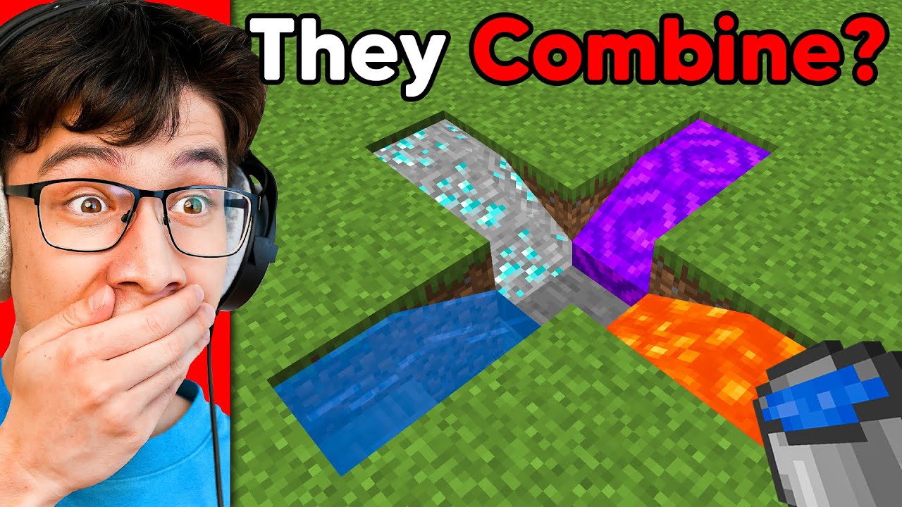Что можно комбинировать в Minecraft?