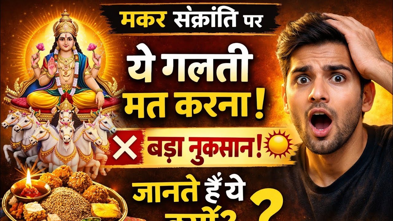 मकर संक्रांति पर ये गलती मत करना ❌ | वरना शुभ फल नहीं मिलेगा 😱2026