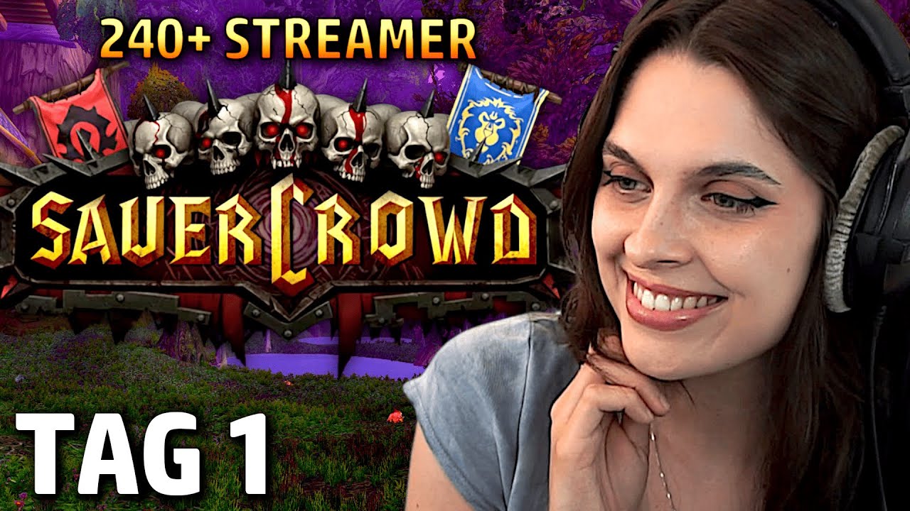 ES GEHT LOS! SAUERCROWD Tag 1 (WoW HC Event) | mienah UNCUT