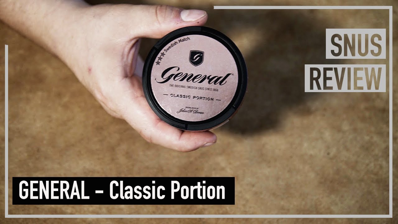 Snus Review: General Classic Portion