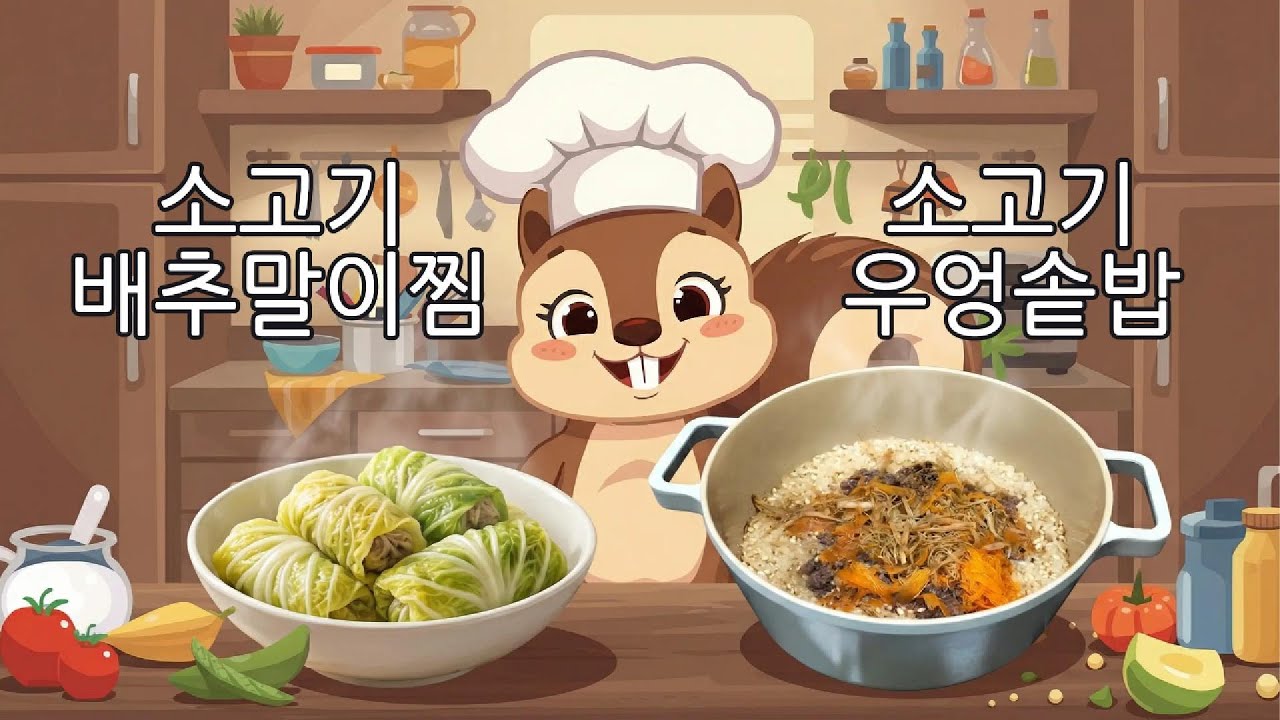 소고기배추말이찜&소고기우엉솥밥. 쿠킹클래스에서 배운 요리 해먹기