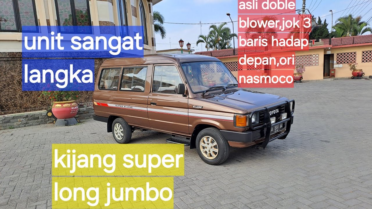 Kijang Super long jumbo, sangat langka, #kijang #motuba #original #kijangsuper #nasmoco #kf50