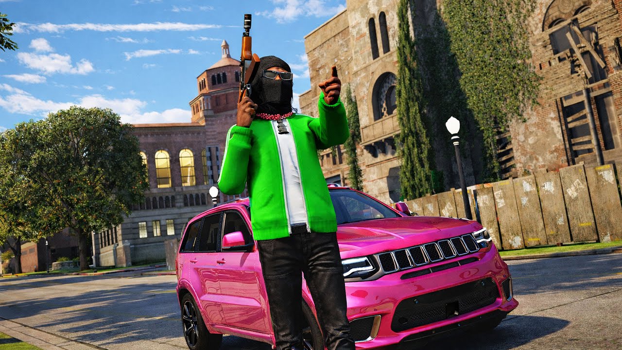 SURVIVING THE HOOD IN A TRACKHAWK | GTA 5 RP