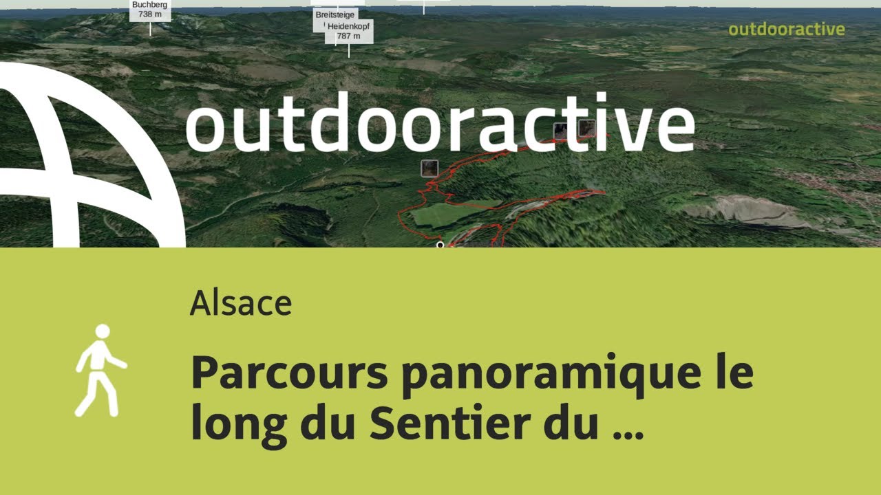 Parcours panoramique le long du Sentier du Mur Pa&iuml;en le 26 mars 2025