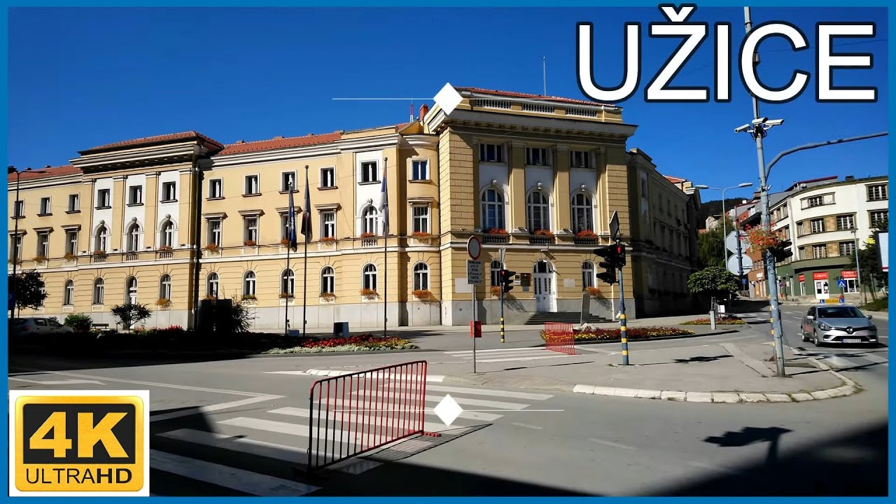 [4K] Užice - Serbia🇷🇸Walking Tour - City Centre